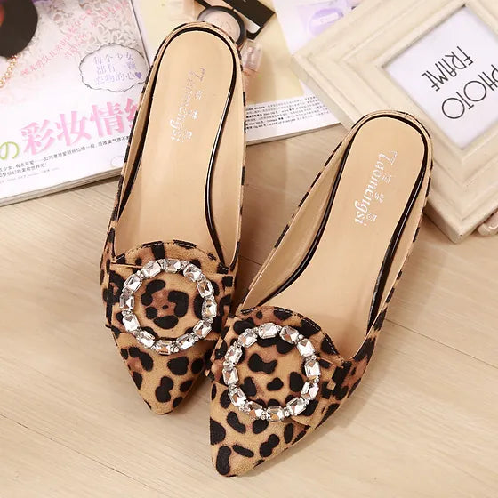 Leopard Bling Slide