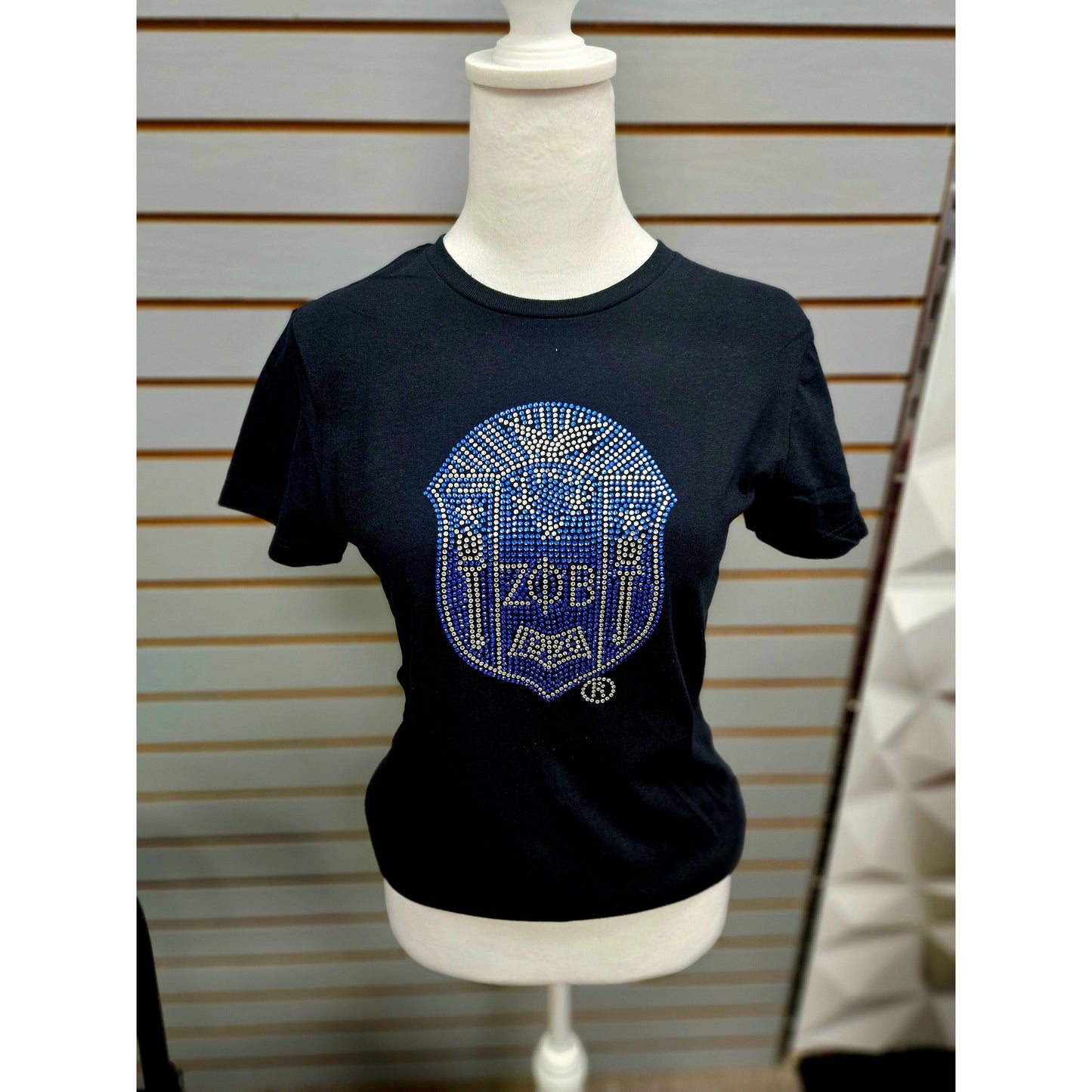 Zeta Crest Bling T-shirt