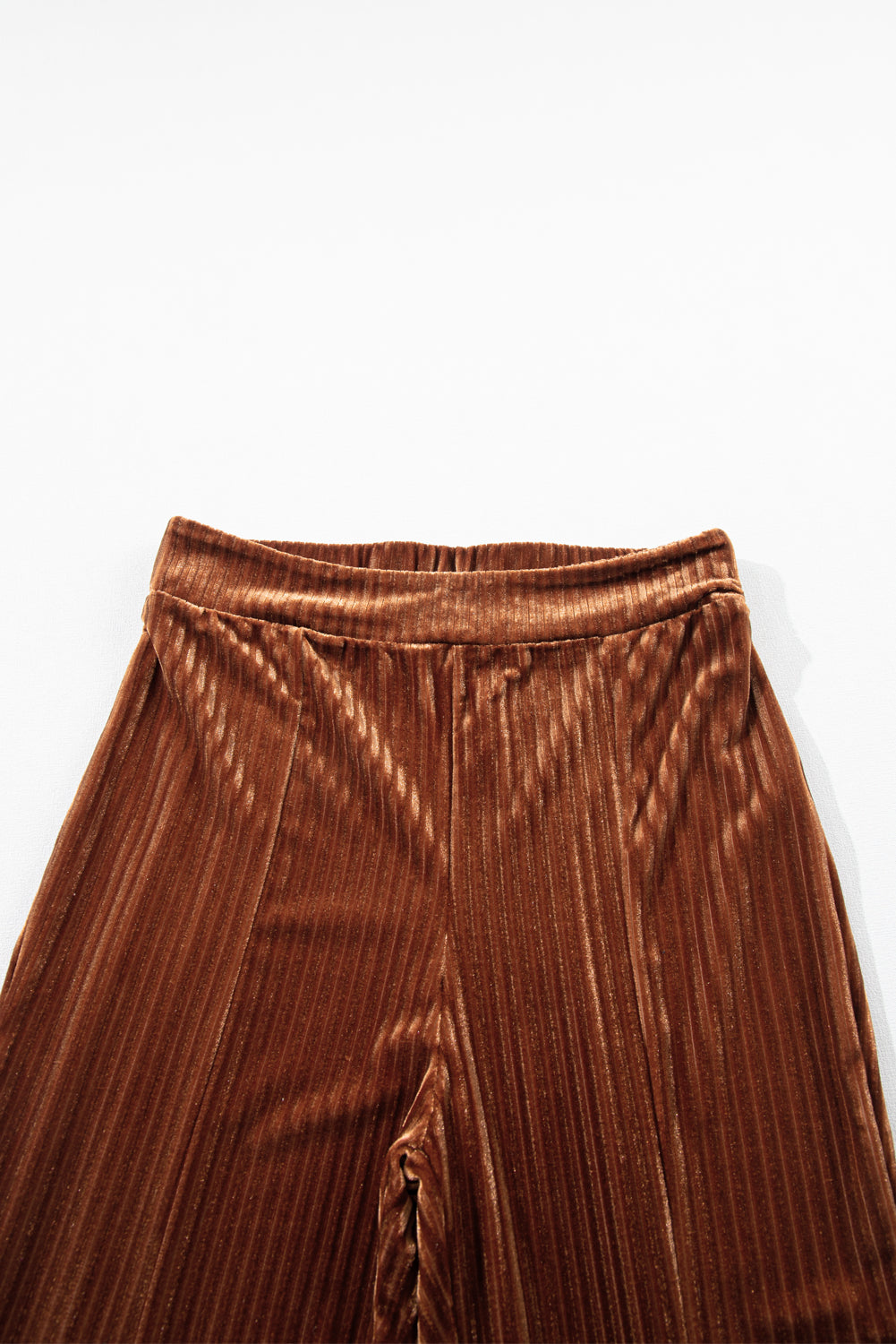 Chestnut Corduroy Flare Pants (online only)