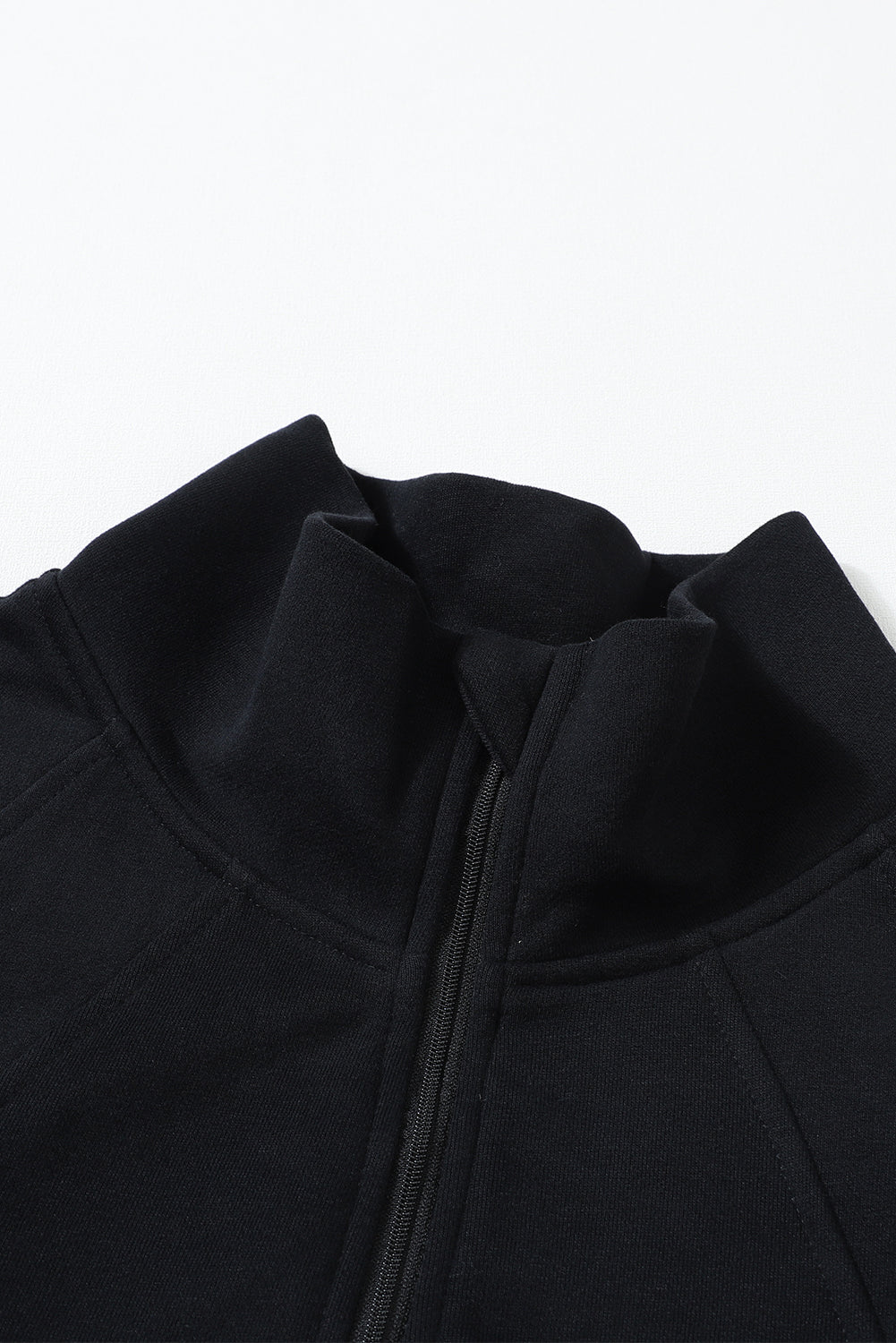 Zip Up Collar Sweatshirt (online only)