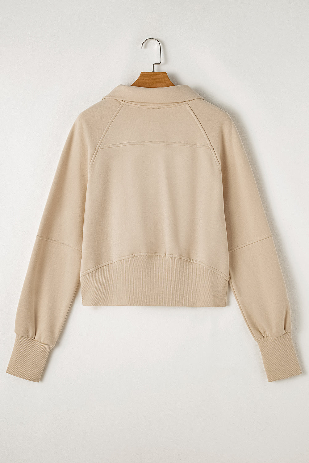 Zip Up Collar Sweatshirt (online only)