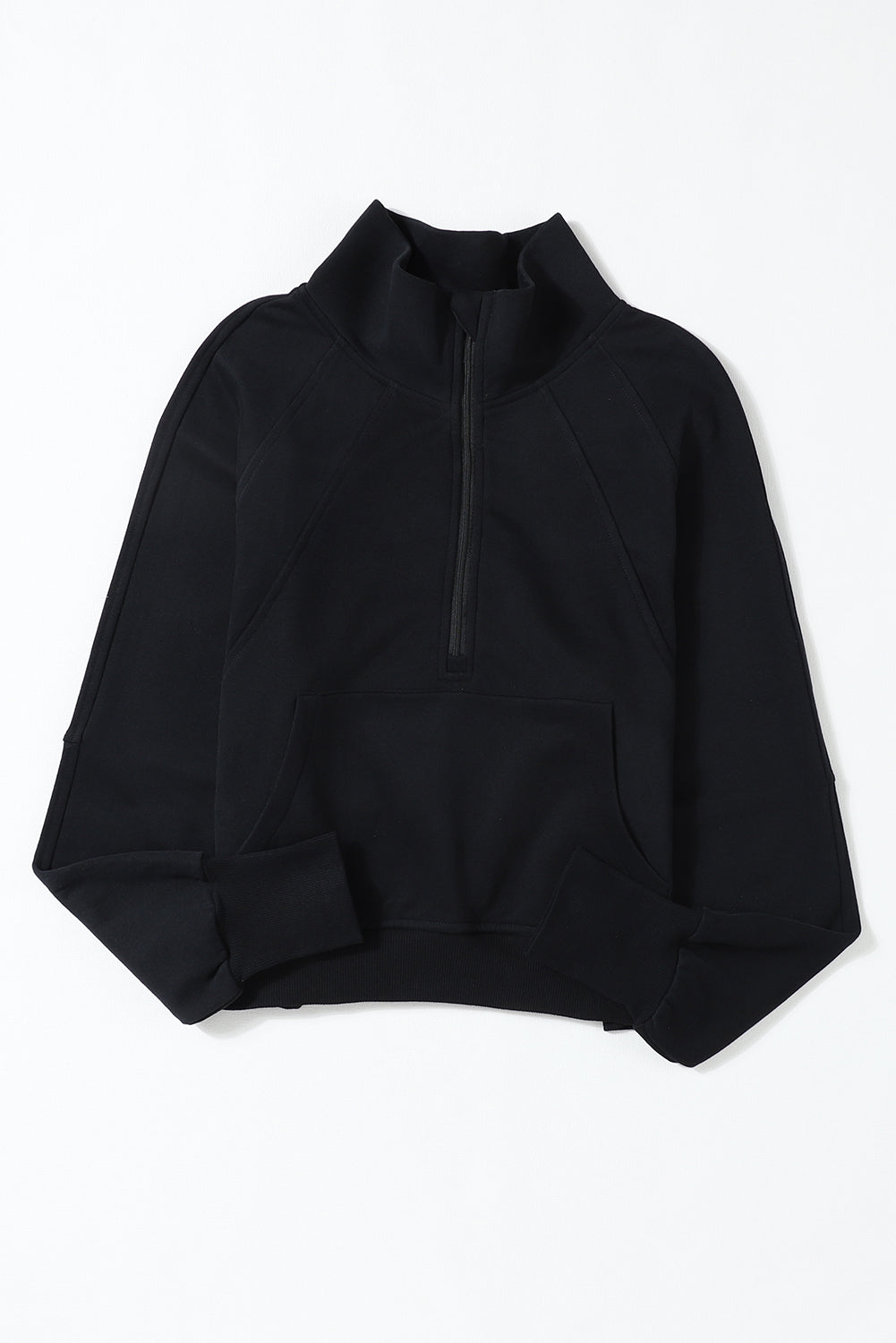 Zip Up Collar Sweatshirt (online only)