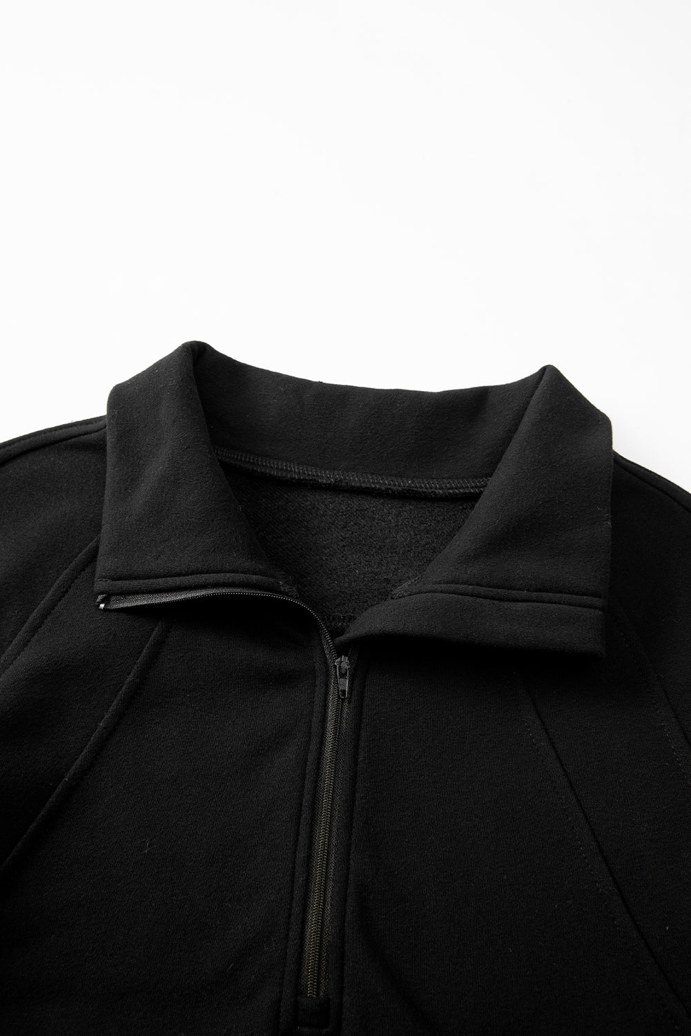 Zip Up Collar Sweatshirt (online only)