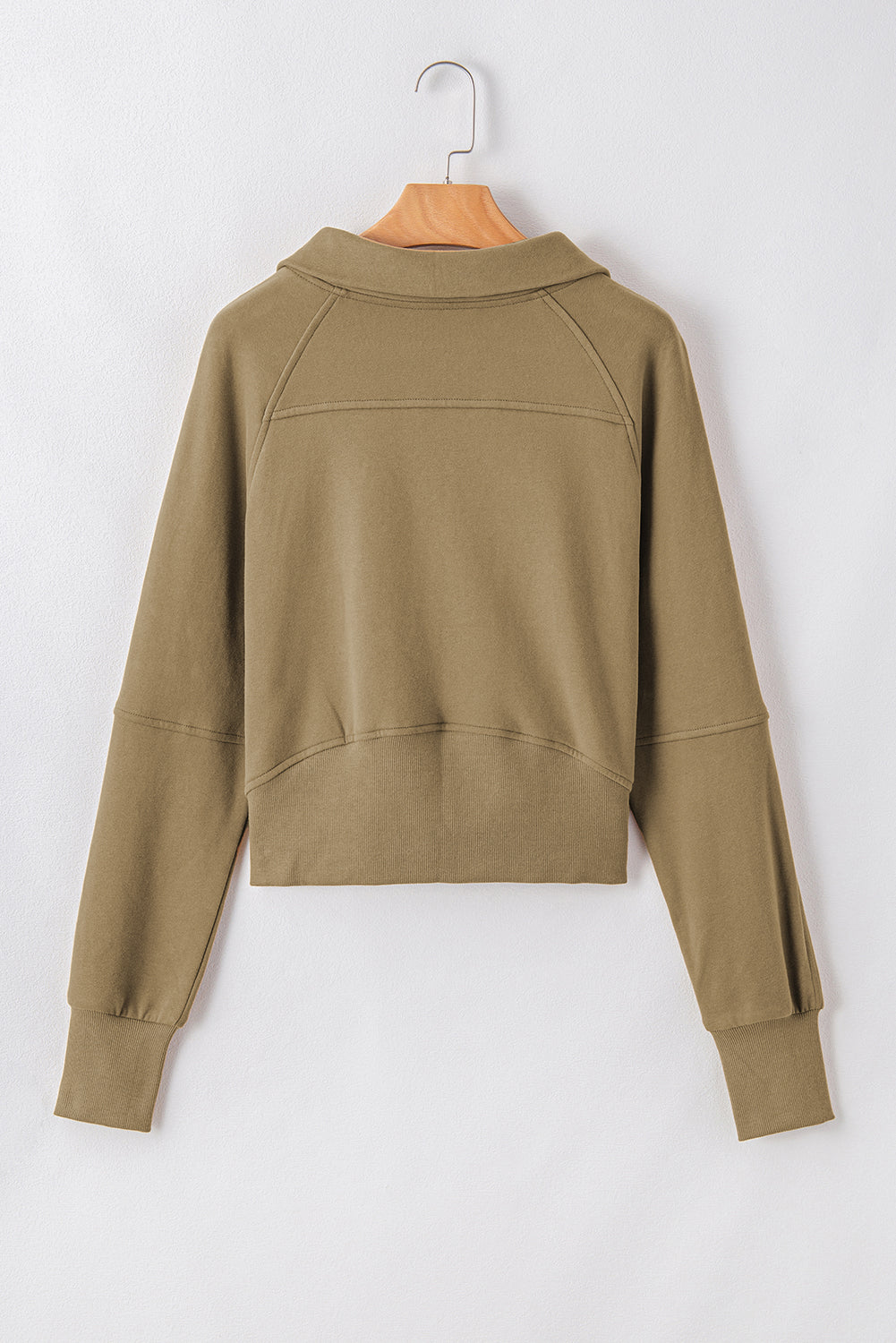 Zip Up Collar Sweatshirt (online only)