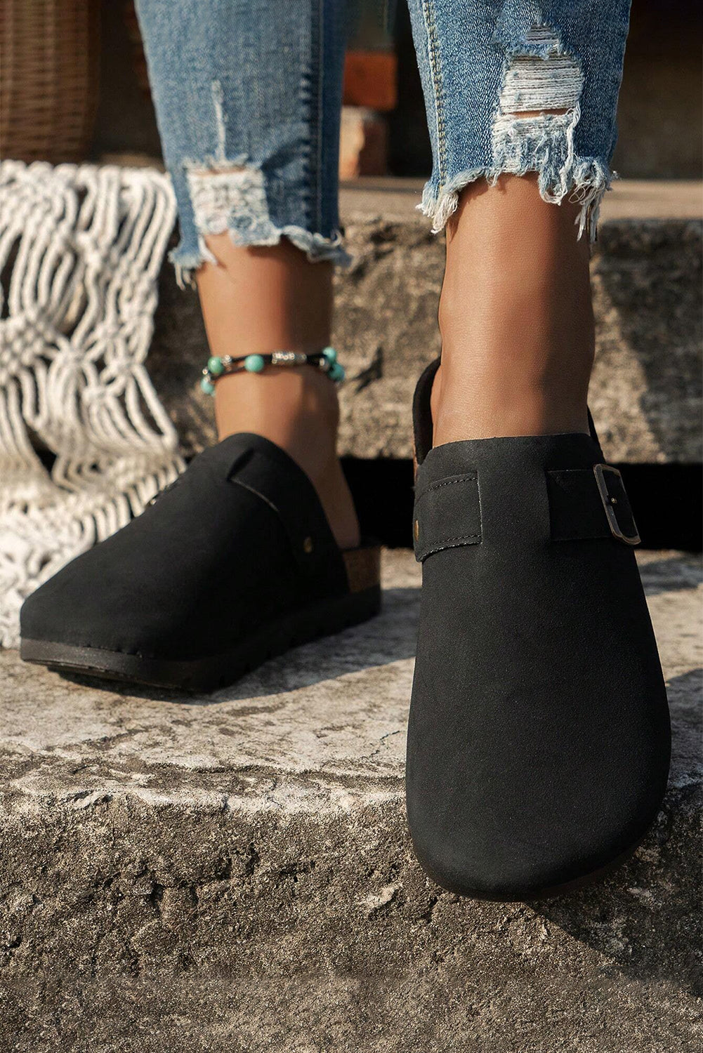 Corky Platform Slides Shoes (online only)