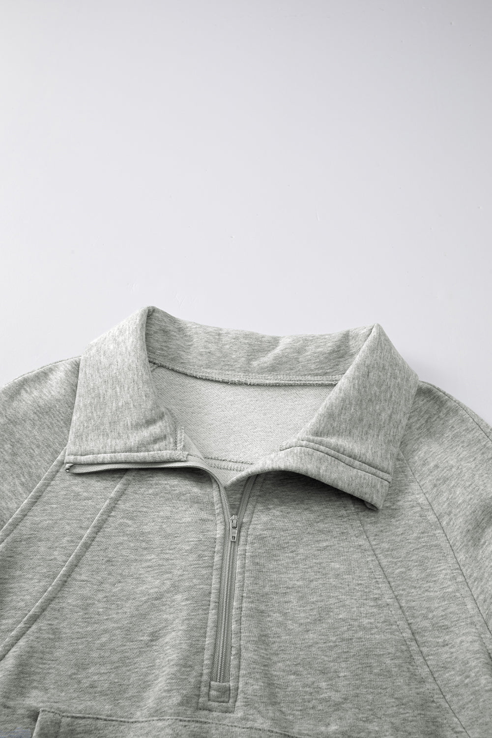 Zip Up Collar Sweatshirt (online only)