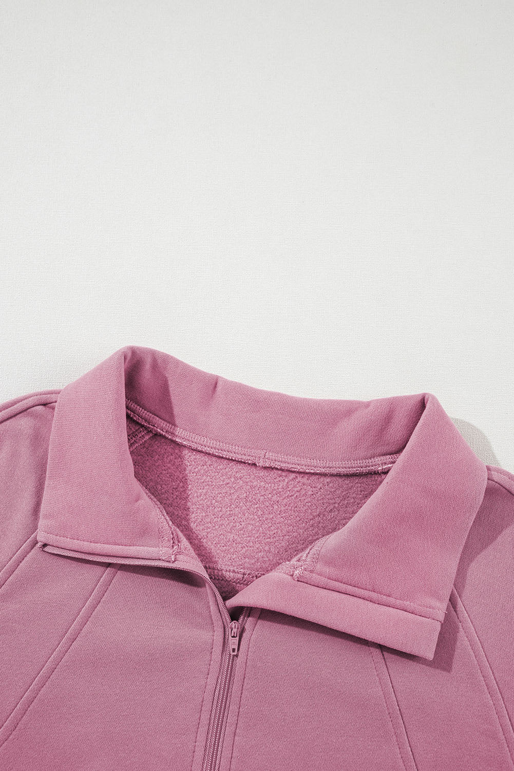 Zip Up Collar Sweatshirt (online only)