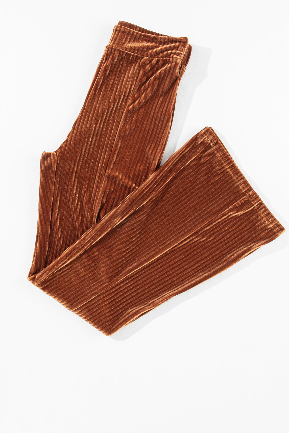 Chestnut Corduroy Flare Pants (online only)