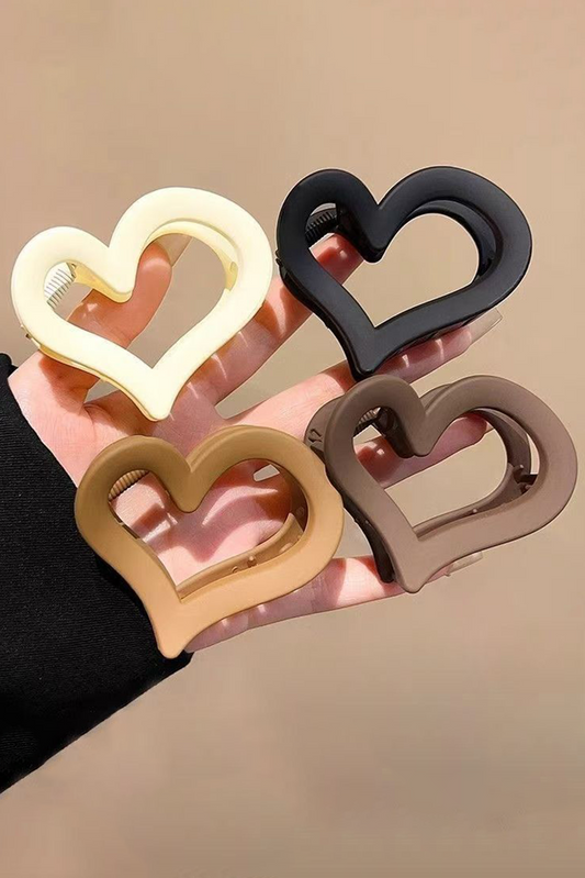 Heart Shaped Claw Clip (online only)