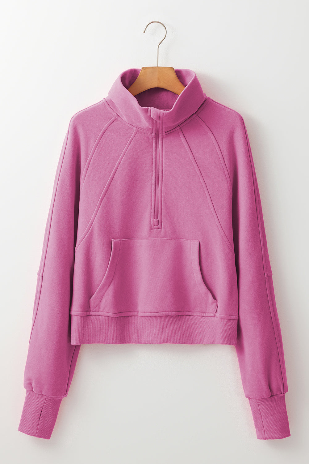 Zip Up Collar Sweatshirt (online only)