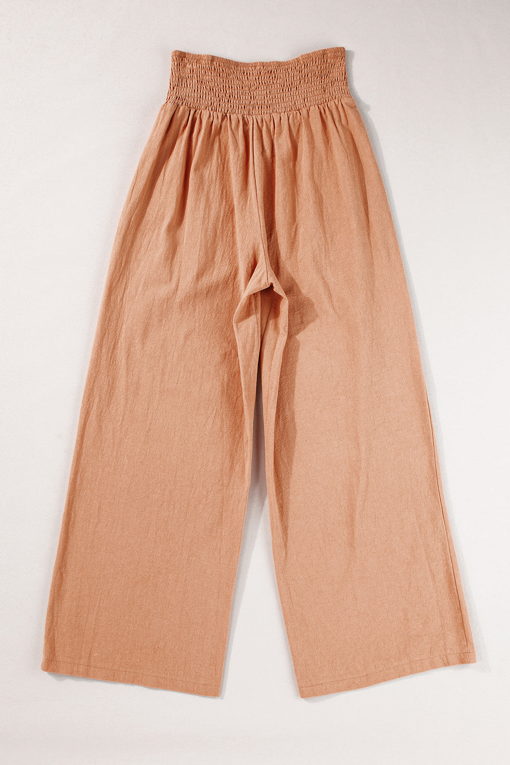 Clay Smocked Loose Straight Leg Pants (online only)