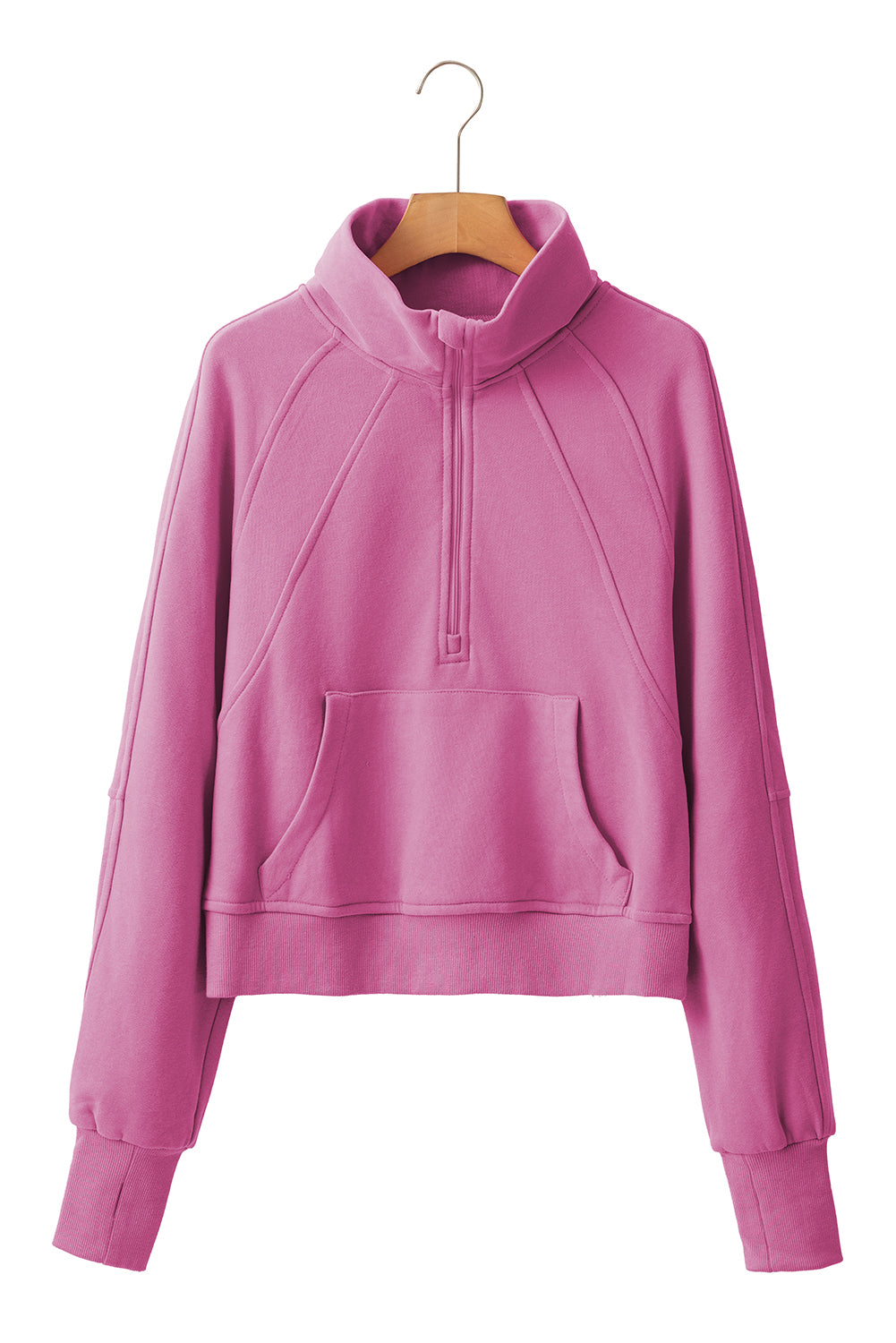 Zip Up Collar Sweatshirt (online only)