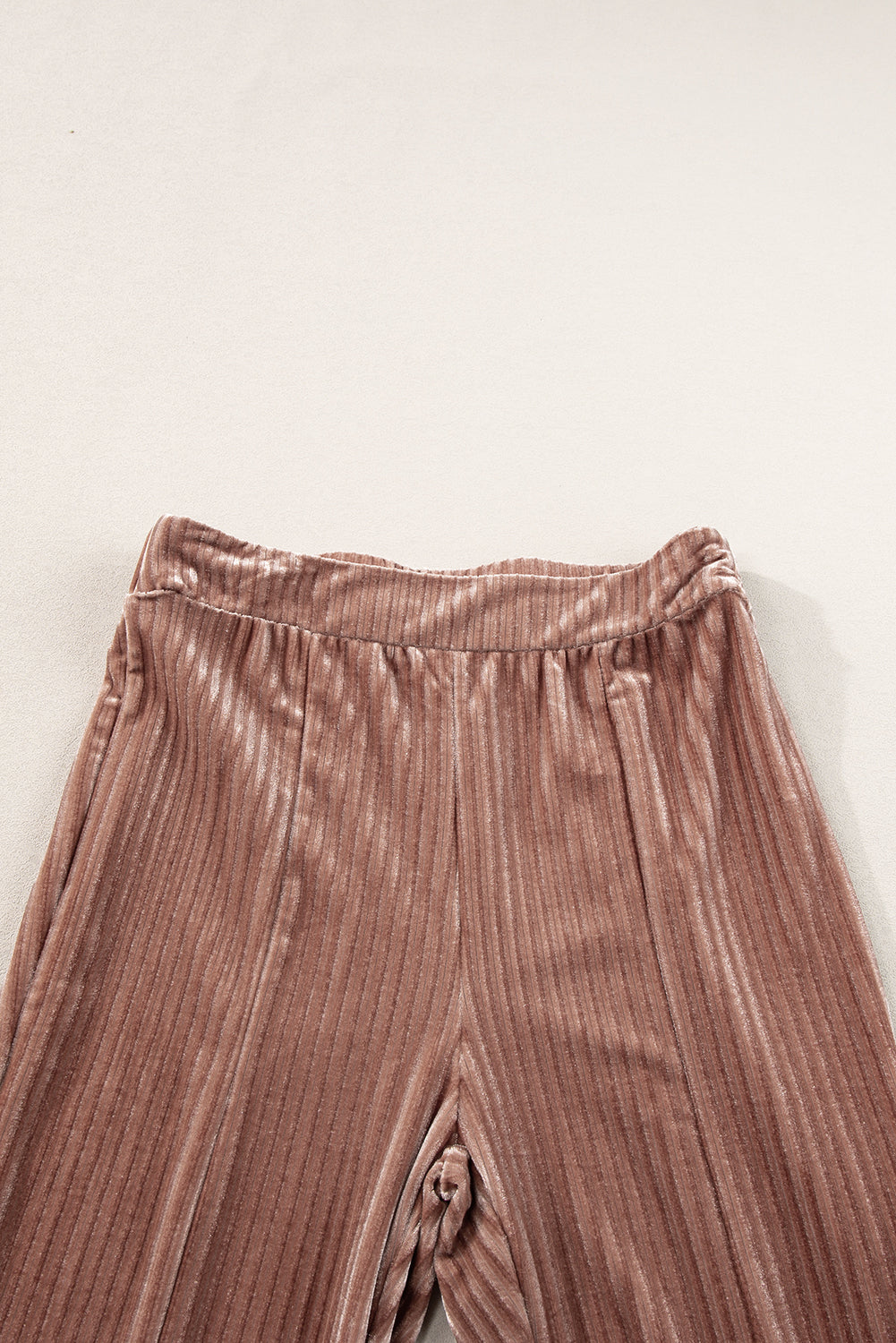 Chestnut Corduroy Flare Pants (online only)