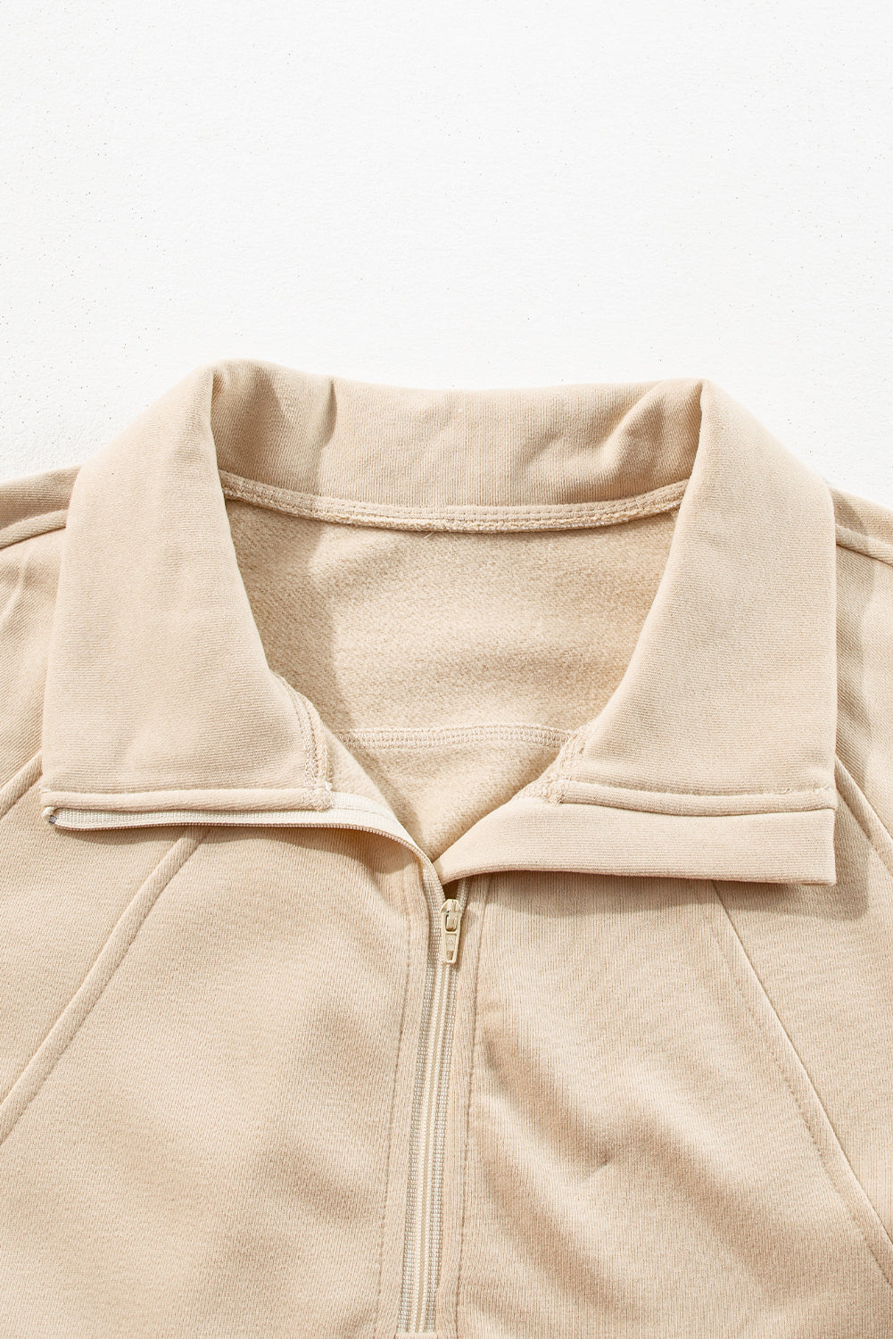 Zip Up Collar Sweatshirt (online only)