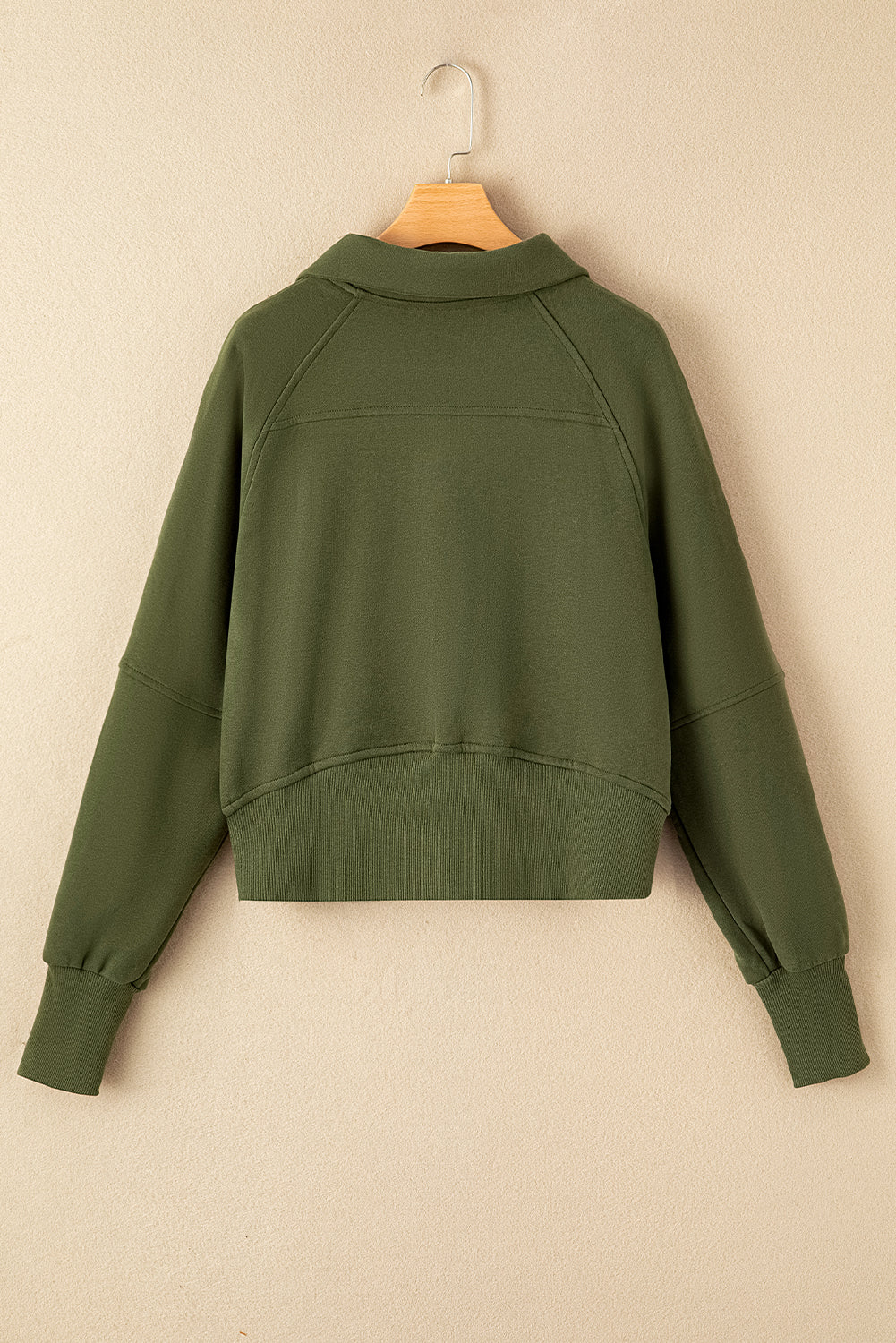 Zip Up Collar Sweatshirt (online only)