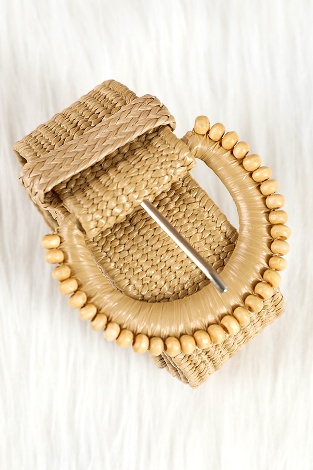 Camel Braided Leather Belt (online only)