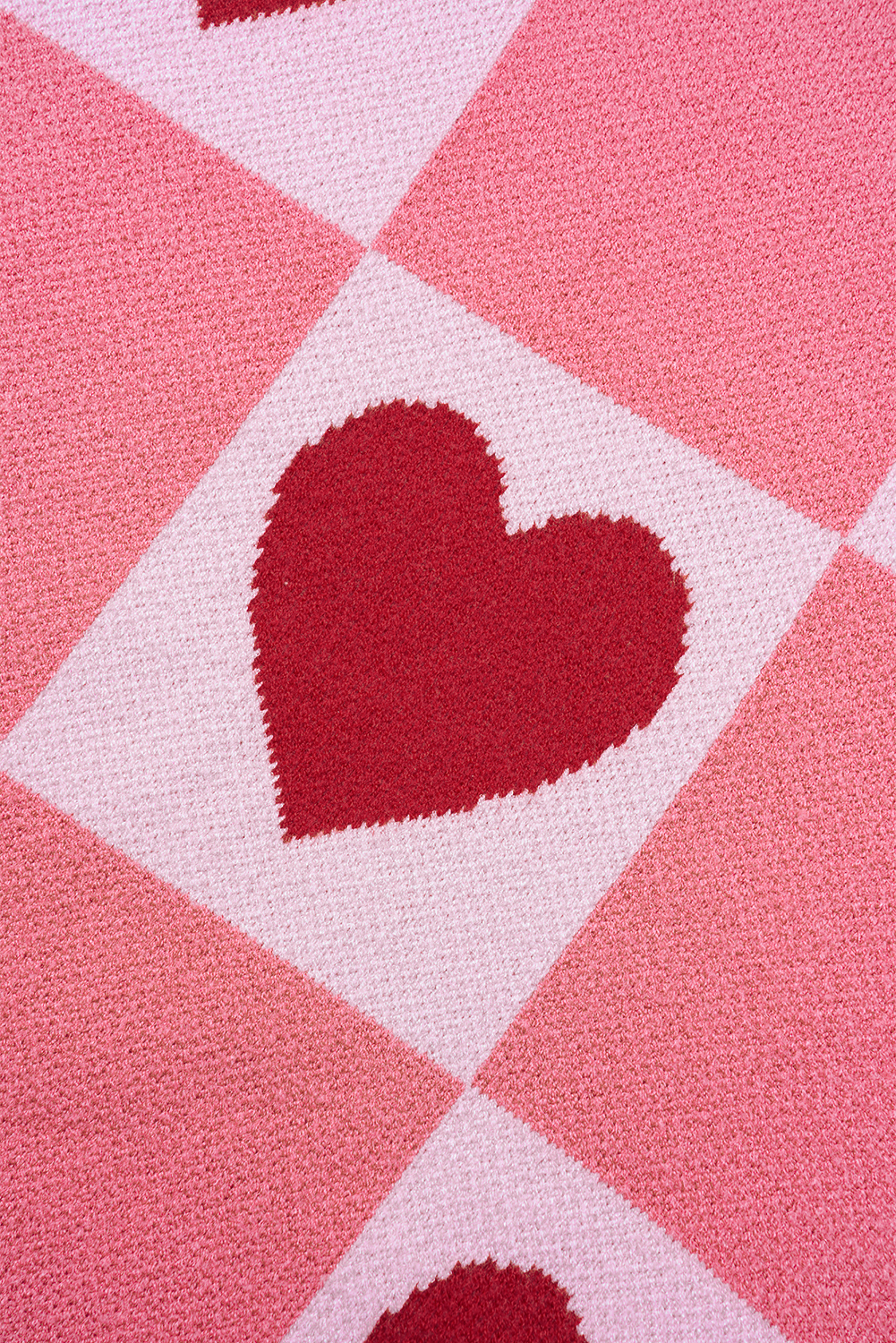 Heart Checkered Sweater (online only)